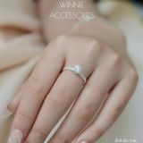  Nhẫn Bạc S925 Soli đai trơn 