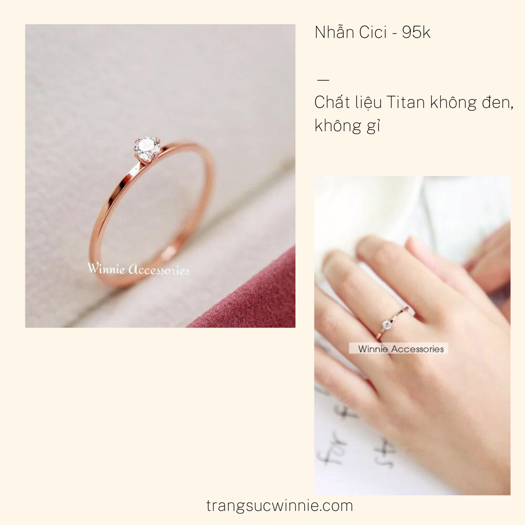  Nhẫn titan Cici VH 