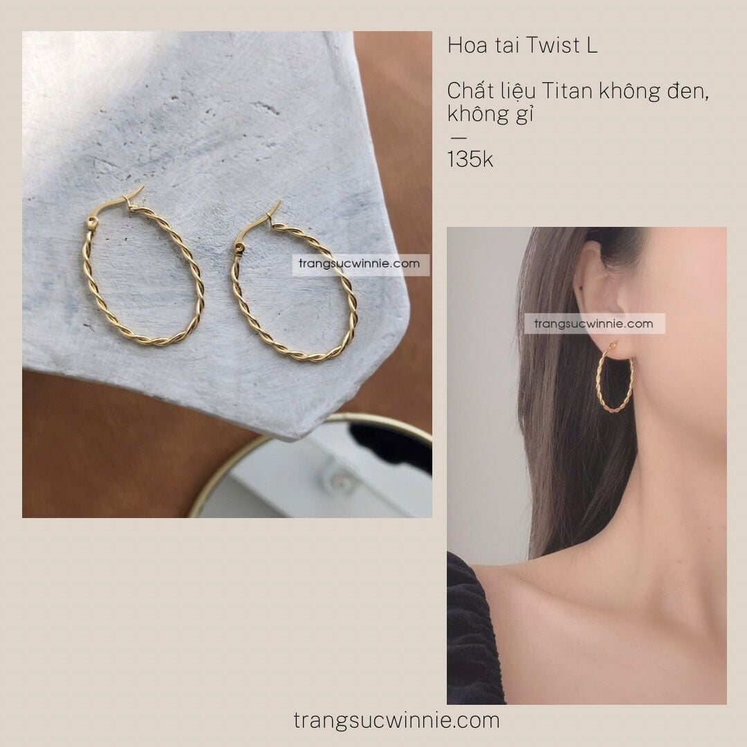  Hoa tai titan Twist L 