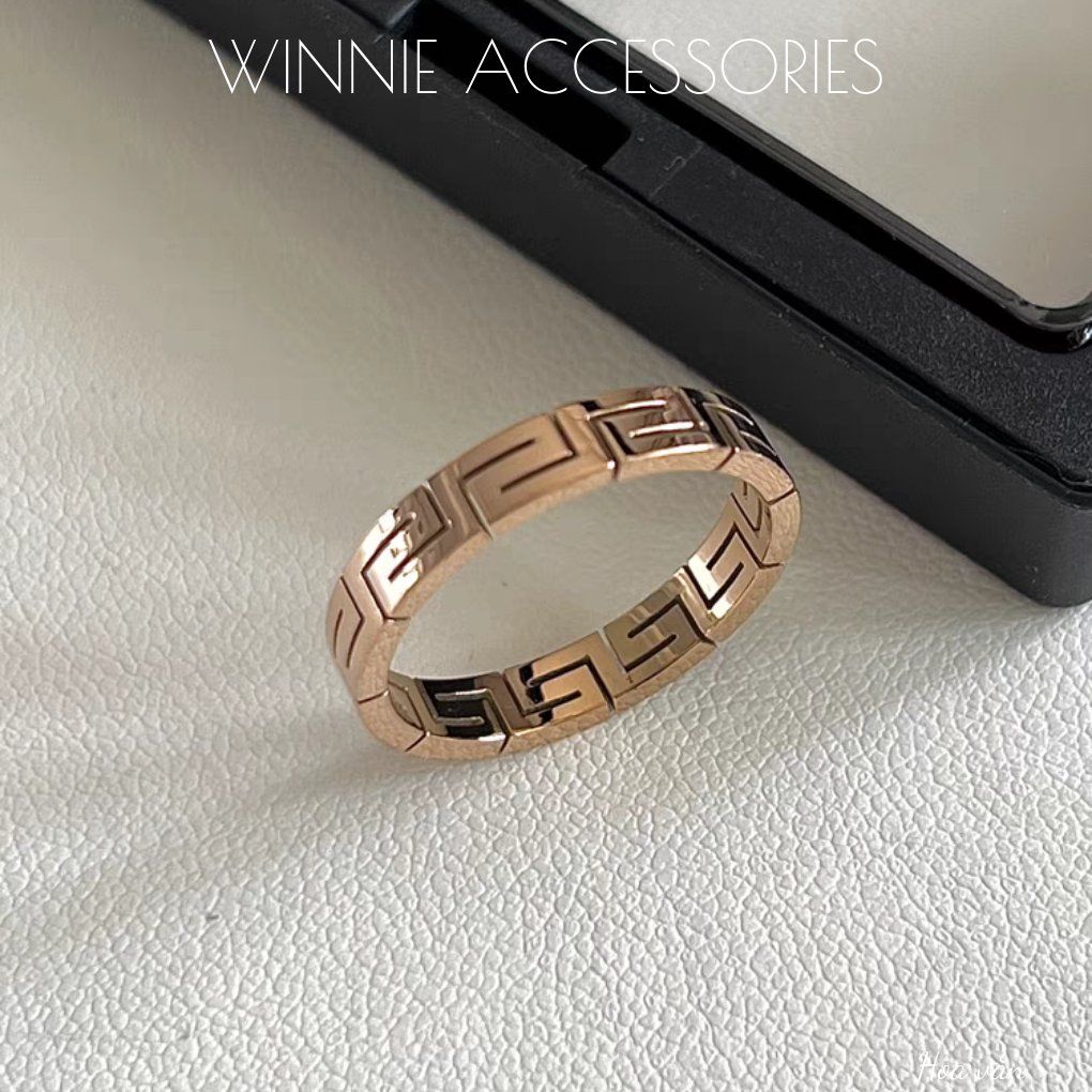  Nhẫn titan hoa văn VH 