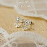  Hoa tai Bạc S925 Flower 