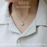  Dây chuyền titan Twin clover 