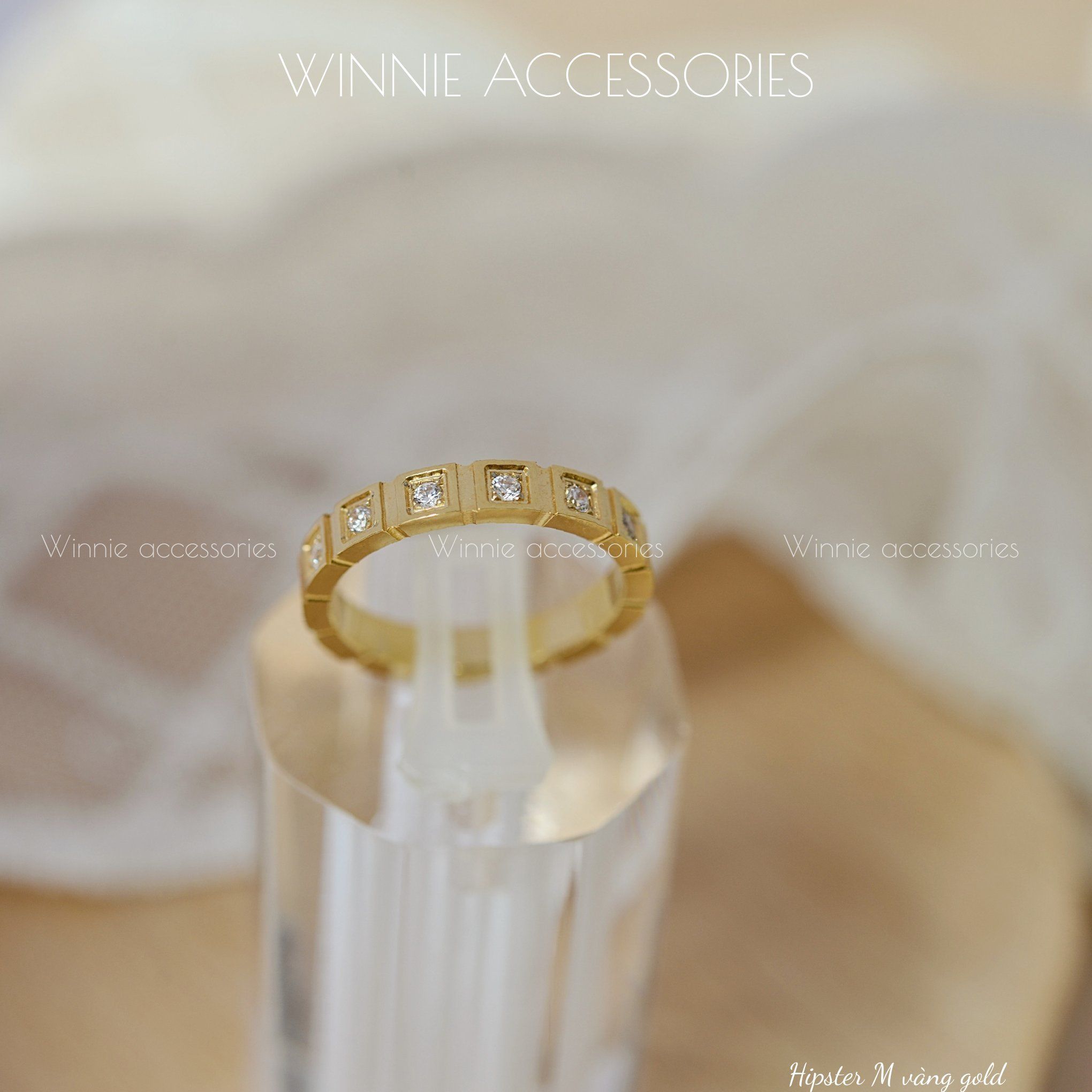  Nhẫn titan Hipster M VG 