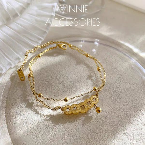  Lắc chân titan Đồng xu tầng 