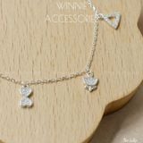  Lắc tay Bạc S925 Nơ Tulip 