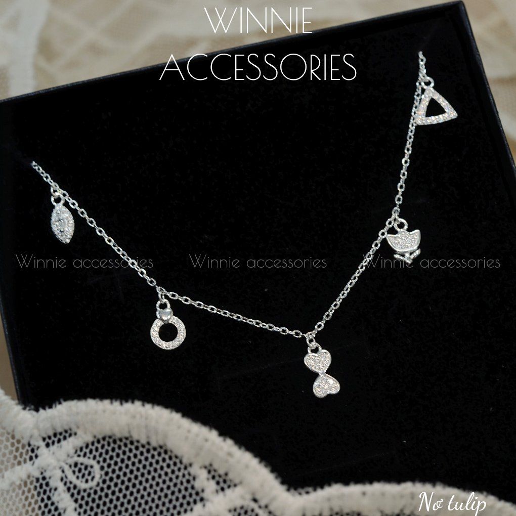  Lắc tay Bạc S925 Nơ Tulip 