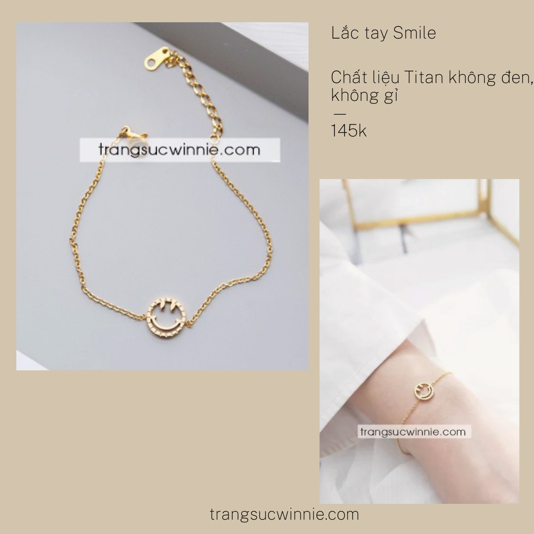  Lắc tay titan Smile 