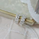  Hoa tai Bạc S925 Khoen Wheat 