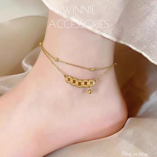  Lắc chân titan Đồng xu tầng 