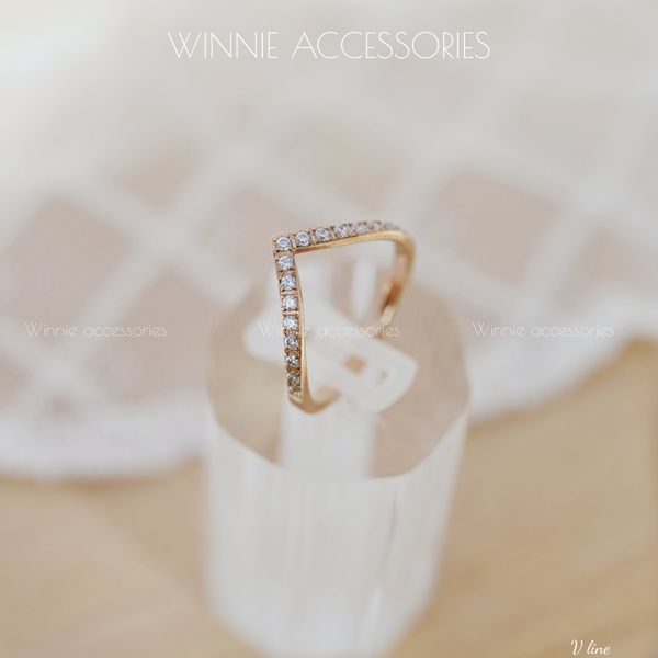  Nhẫn titan V line VH 