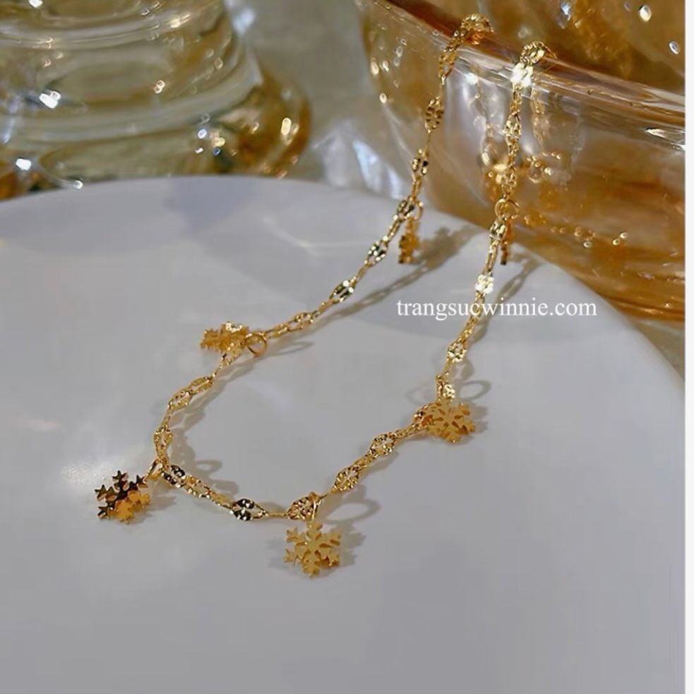  Lắc chân titan Hoa tuyết VG 