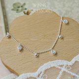  Lắc tay Bạc S925 Tim bi 