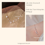  Lắc chân titan Zirconia B 
