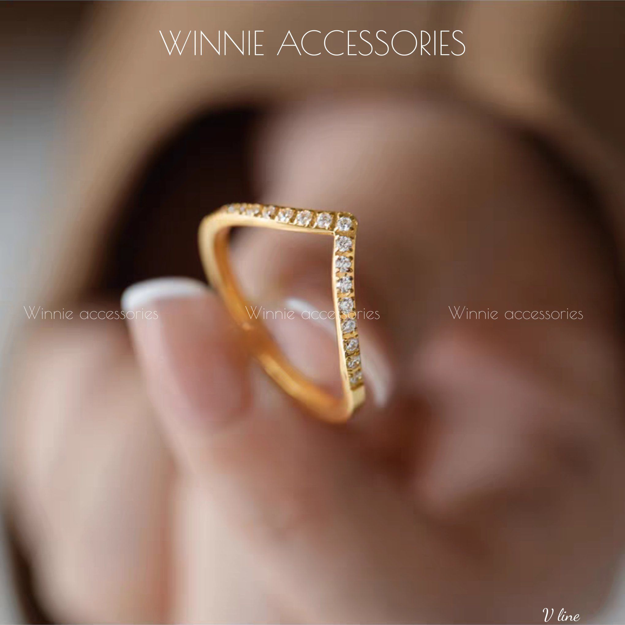  Nhẫn titan V line VG 