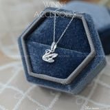  Dây chuyền Bạc S925 Blue Swan 