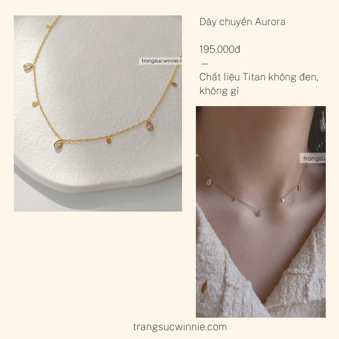  Dây chuyền titan Aurora 