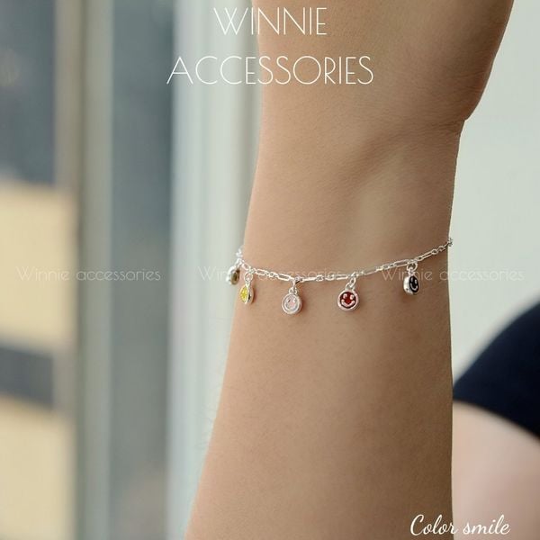  Lắc tay Bạc S925 Color smile 