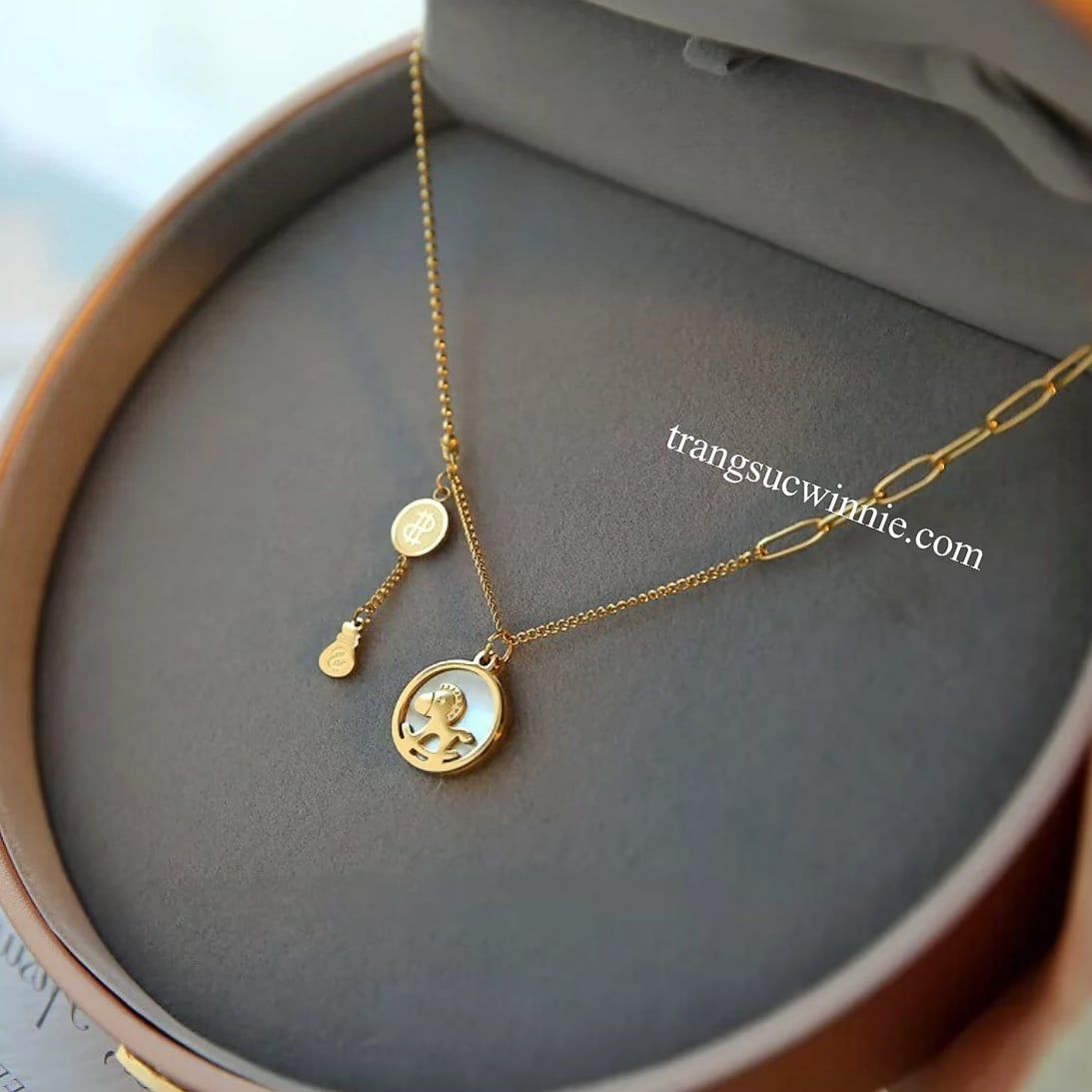  Dây chuyền titan Shell Pony 