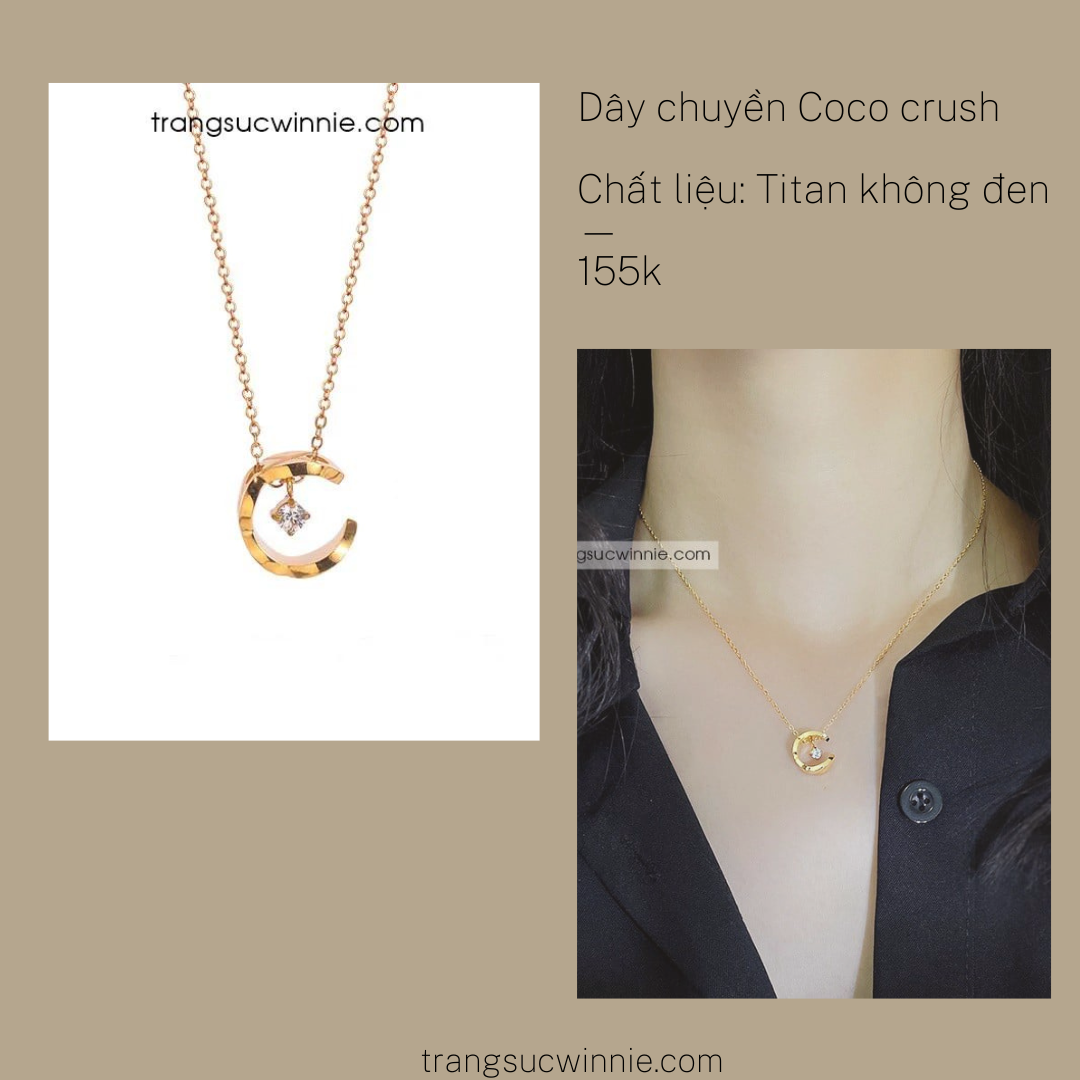  Dây chuyền titan Coco Crush 