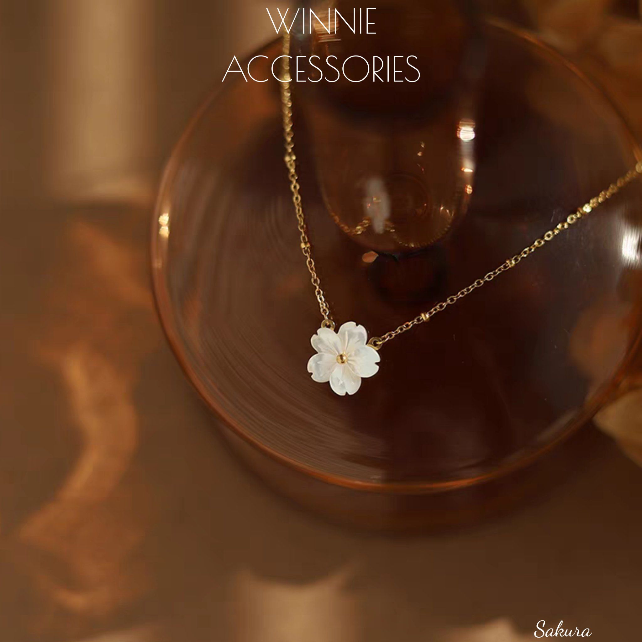  Dây chuyền titan Sakura 