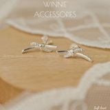  Hoa tai Bạc S925 Soft knot 