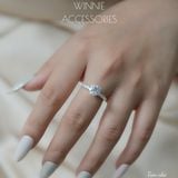  Nhẫn bạc S925 Tròn nhỏ 