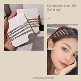  Kẹp tóc tăm Lisa (set 8) 
