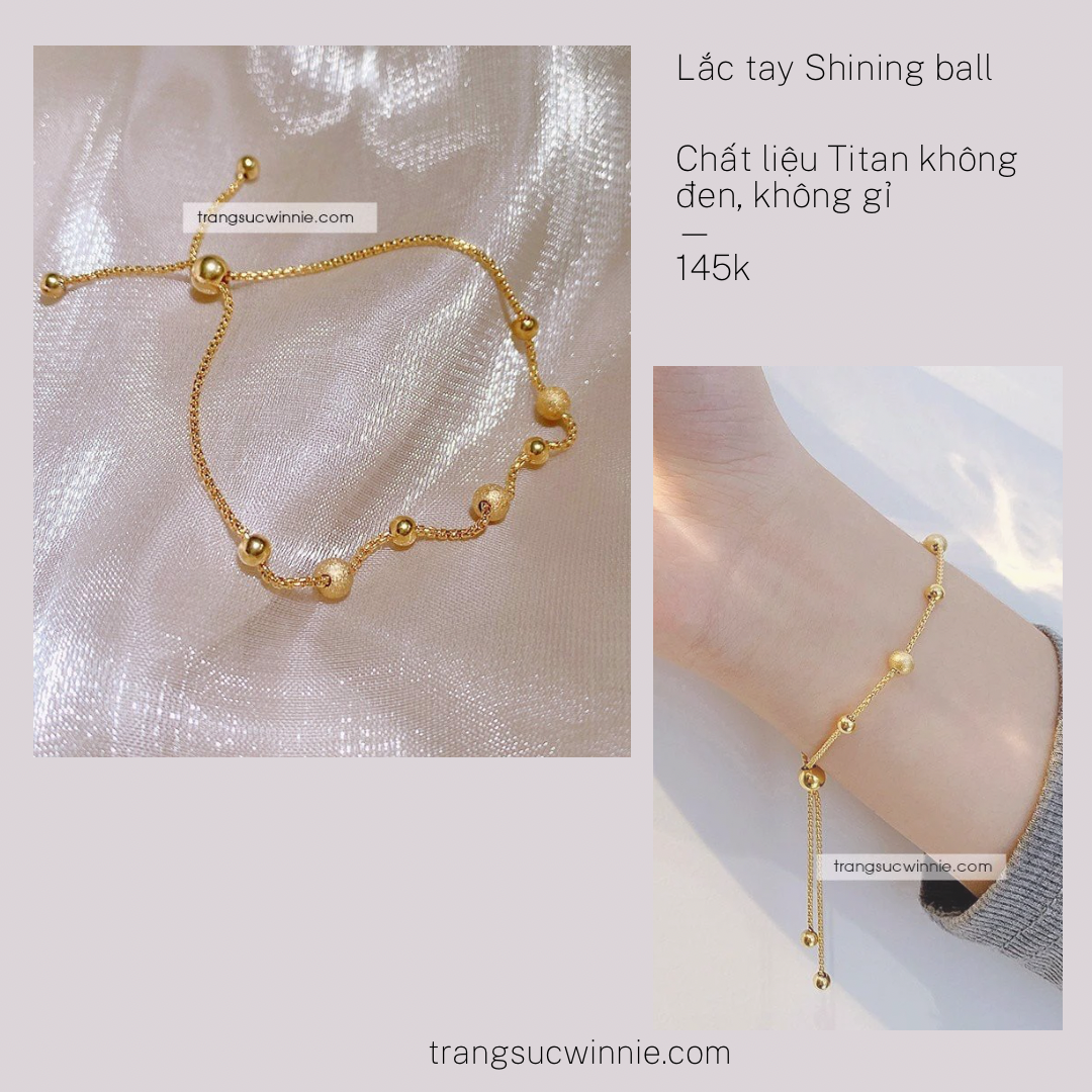  Lắc tay titan shining ball VG 