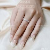  Nhẫn Bạc S925 Dot line 