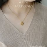  Dây chuyền titan Be You Birth month flower 