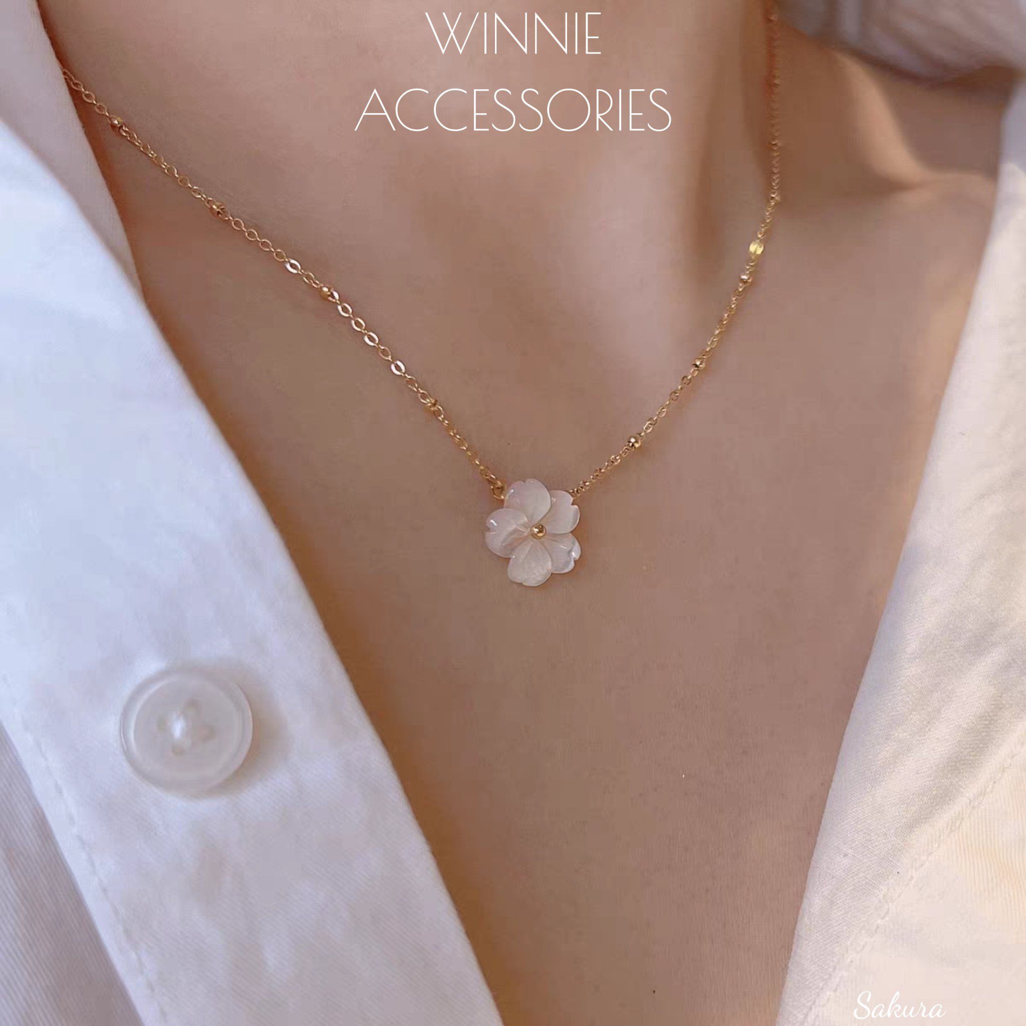  Dây chuyền titan Sakura 