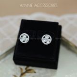  Hoa tai Bạc S925 GG 3 lá 