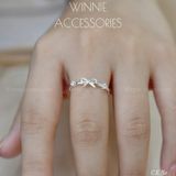  Nhẫn Bạc S925 CK Nơ 