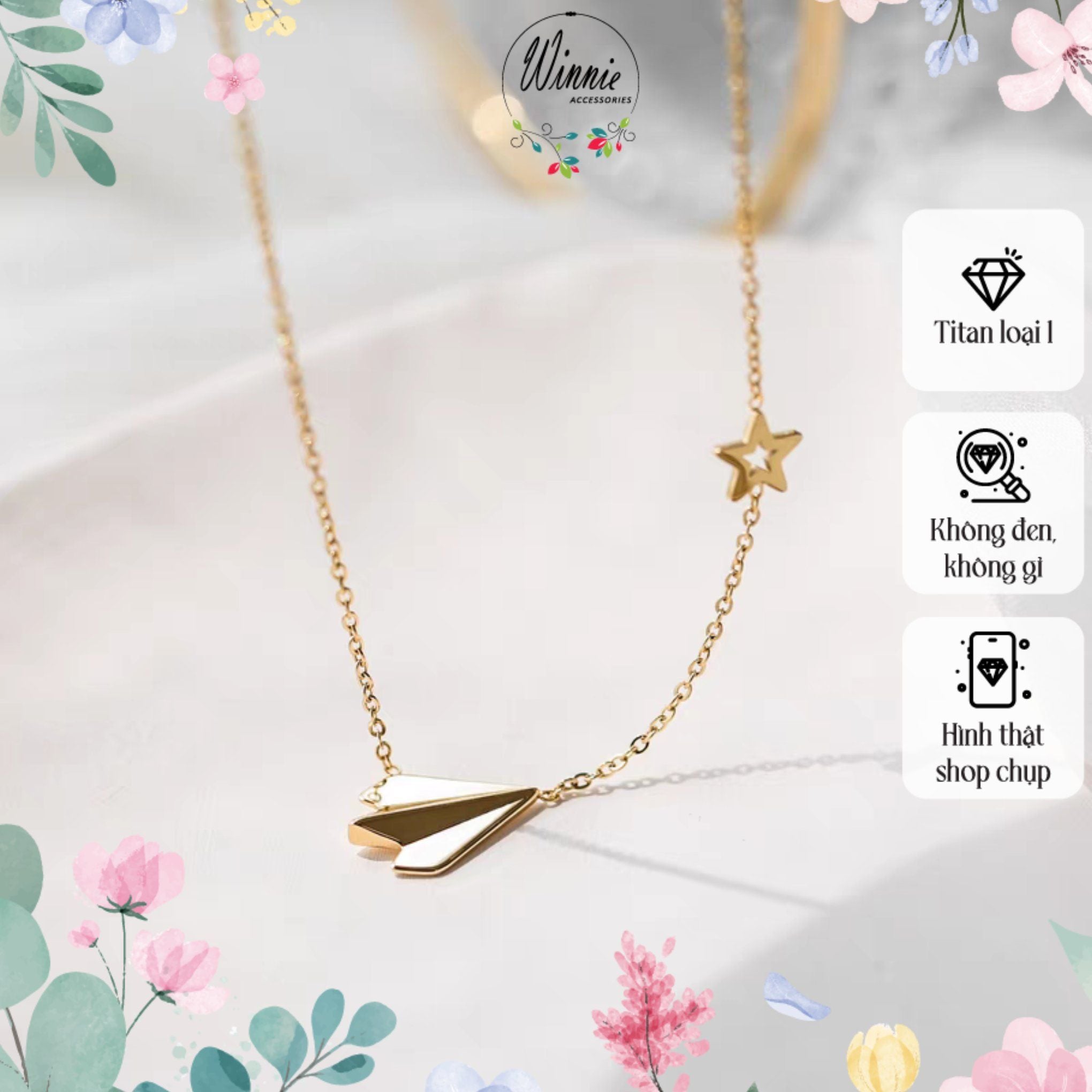  Dây chuyền titan Airplane VG 