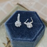  Hoa tai Bạc S925 GG Hoa mai 