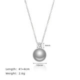  Dây chuyền Titan Diamond pearl 