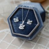  Dây chuyền Bạc S925 Blue Swan 