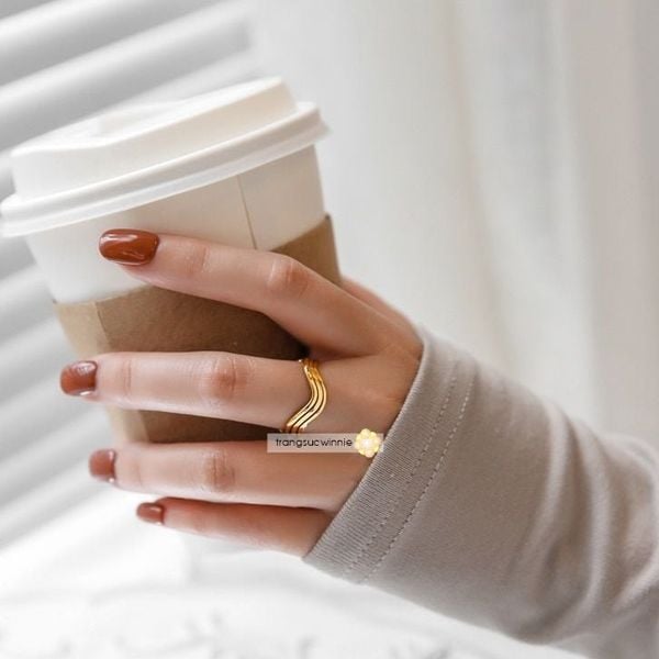  Nhẫn titan Layer Curve 