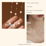  Dây chuyền Bi pearl 