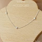  Lắc tay Bạc S925 Mini heart 