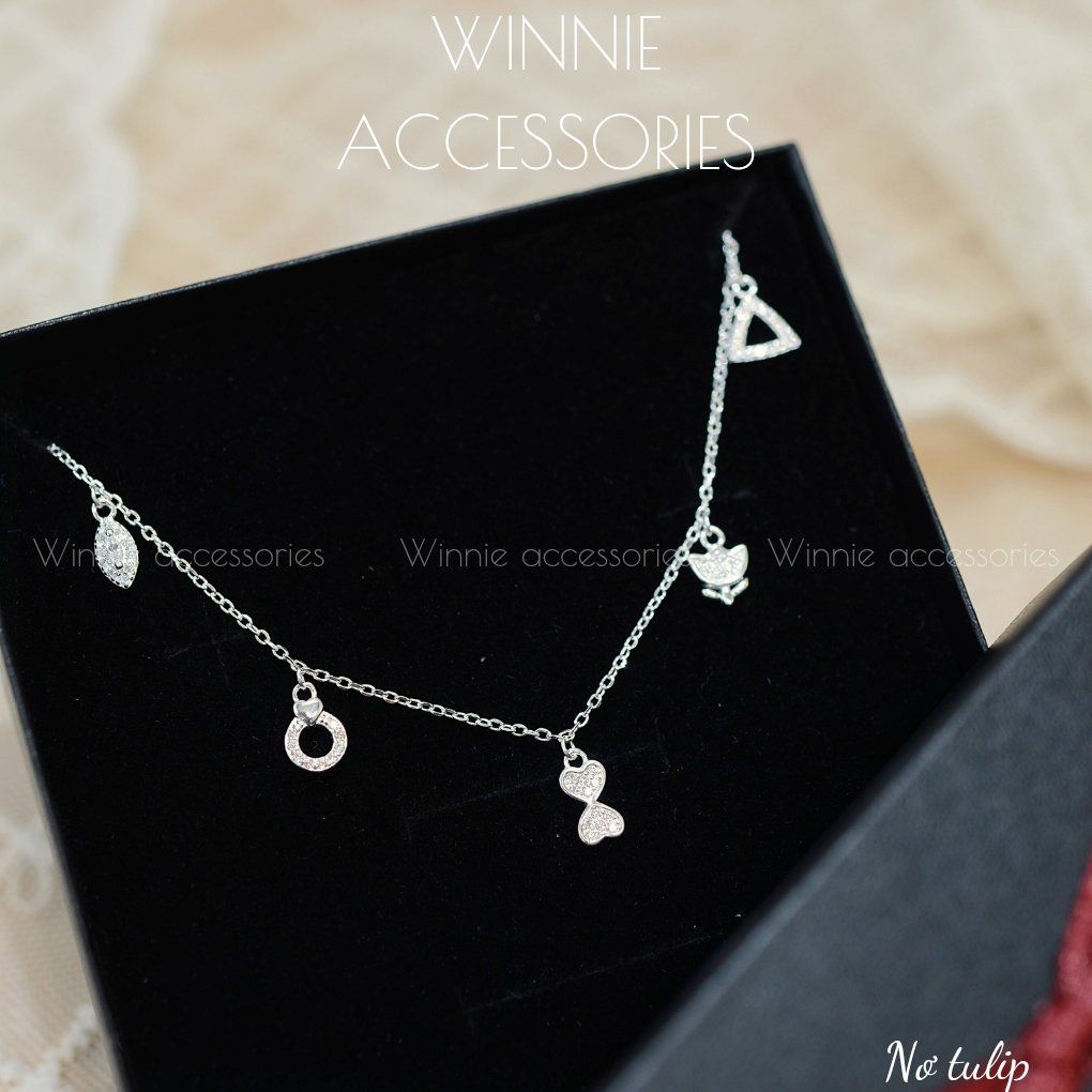  Lắc tay Bạc S925 Nơ Tulip 