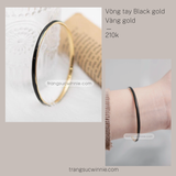  Vòng tay titan Black gold 