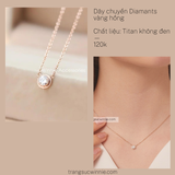  Dây chuyền titan Diamants VH 