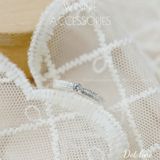  Nhẫn Bạc S925 Dot line 
