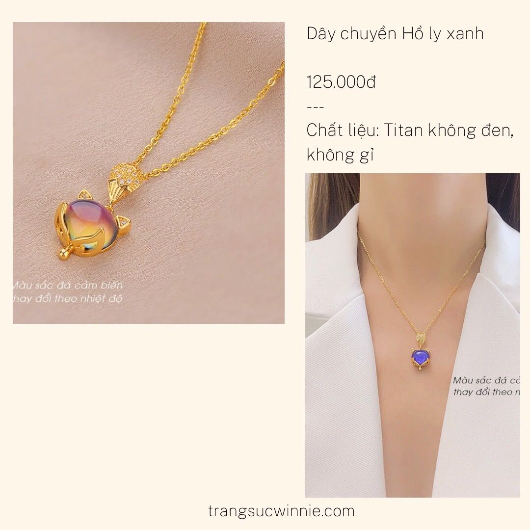  Dây chuyền titan Hồ ly biến nhiệt 