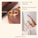  Nhẫn titan xà cừ VG 