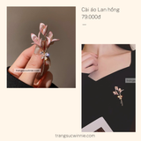  Cài áo Lan hồng 