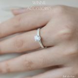  Nhẫn Bạc S925 Soli đai trơn 