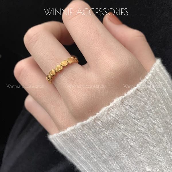  Nhẫn Titan Tim viền 