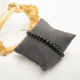  Lắc tay mã não đen bóng 